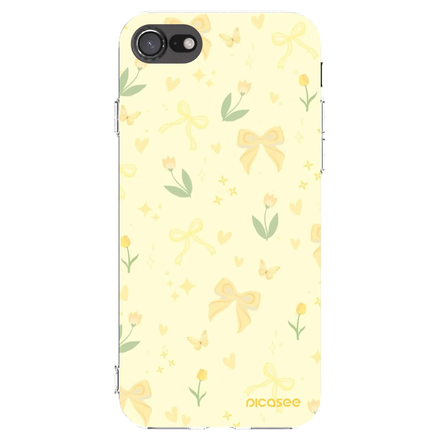 Picasee διαφανής θήκη σιλικόνης Apple iPhone SE 2020 - Honey Blossom