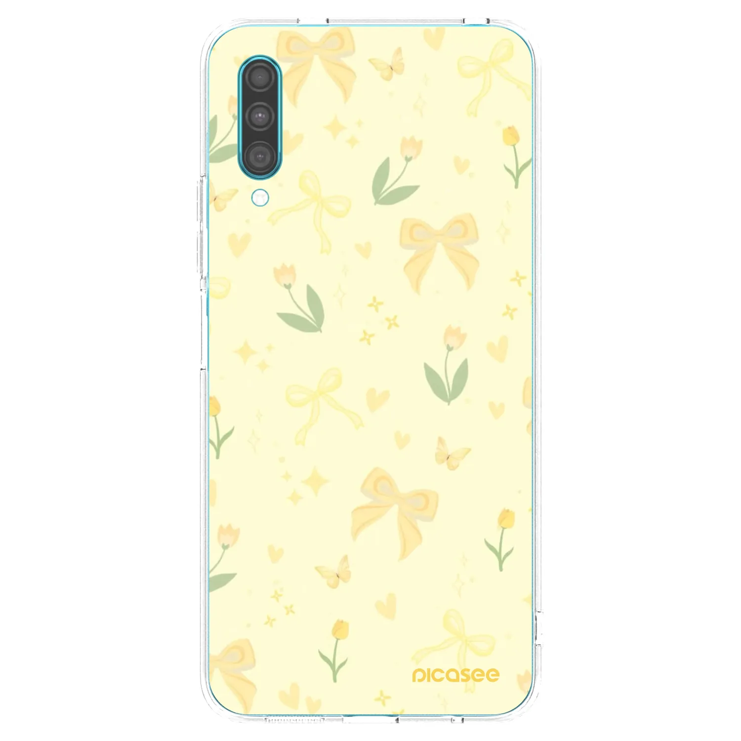 Picasee διαφανής θήκη σιλικόνης Samsung Galaxy A30s A307F - Honey Blossom