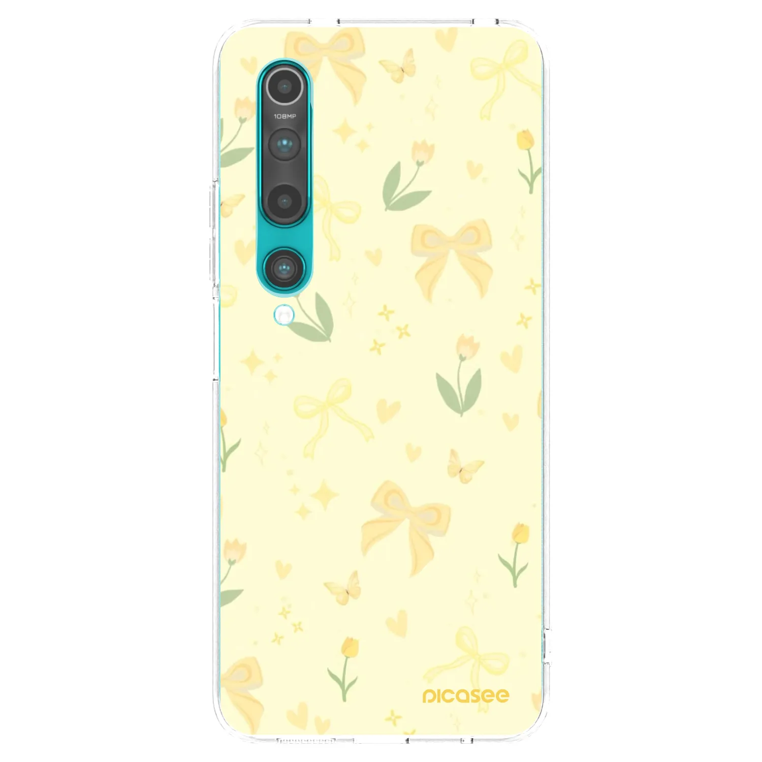 Picasee διαφανής θήκη σιλικόνης Xiaomi Mi 10 - Honey Blossom