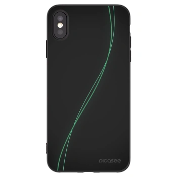 Picasee Μαύρη θήκη σιλικόνης για Apple iPhone XS Max - Be Different