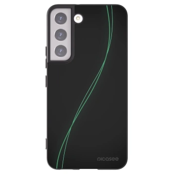 Picasee Μαύρη θήκη σιλικόνης για Samsung Galaxy S22 5G - Be Different