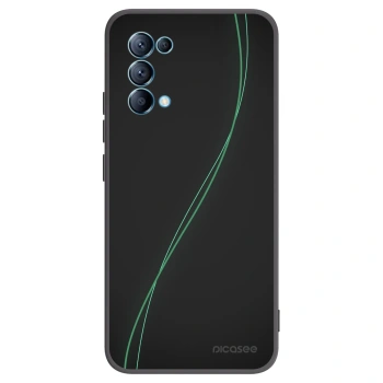 Picasee Μαύρη θήκη σιλικόνης για OPPO A16s - Be Different