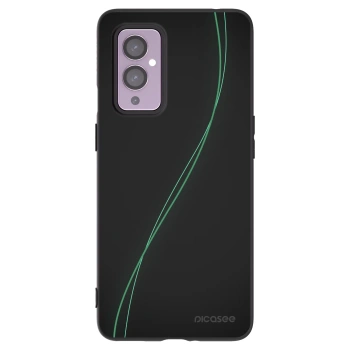 Picasee Μαύρη θήκη σιλικόνης για OnePlus 9 - Be Different