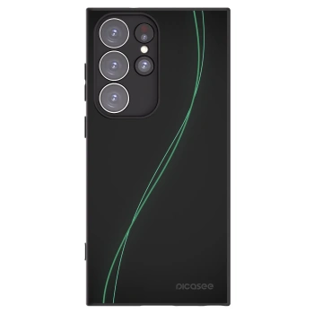Picasee Μαύρη θήκη σιλικόνης για Samsung Galaxy S23 Ultra 5G - Be Different