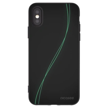 Picasee Μαύρη θήκη σιλικόνης για Apple iPhone X/XS - Be Different