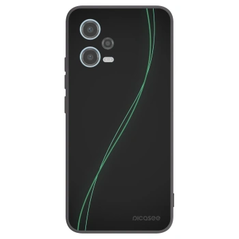 Picasee Μαύρη θήκη σιλικόνης για Xiaomi Redmi Note 12 5G - Be Different