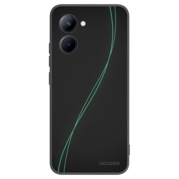 Picasee Μαύρη θήκη σιλικόνης για Realme C33 (2023) - Be Different