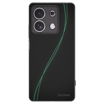 Picasee Μαύρη θήκη σιλικόνης για Xiaomi Redmi Note 13 4G - Be Different