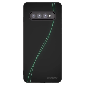 Picasee Μαύρη θήκη σιλικόνης για Samsung Galaxy S10 G973 - Be Different