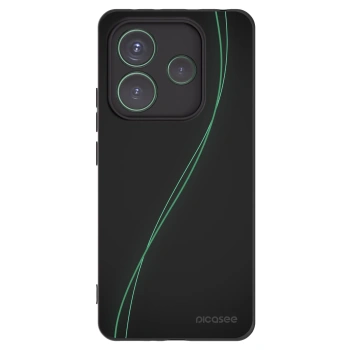 Picasee Μαύρη θήκη σιλικόνης για Xiaomi Redmi Note 14 5G - Be Different
