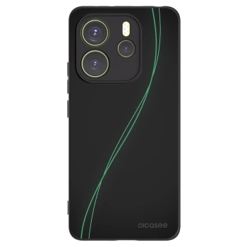 Picasee Μαύρη θήκη σιλικόνης για Xiaomi Redmi Note 14 4G - Be Different