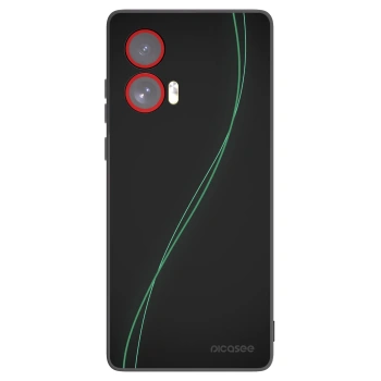 Picasee Μαύρη θήκη σιλικόνης για Motorola Edge 50 Fusion - Be Different