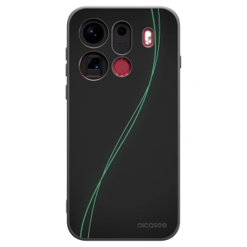 Picasee Μαύρη θήκη σιλικόνης για OPPO Find X9 Pro - Be Different