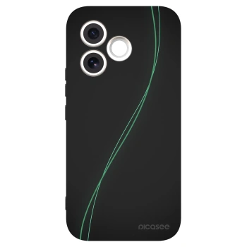 Picasee Μαύρη θήκη σιλικόνης για Honor 600 Lite - Be Different