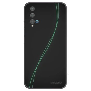 Picasee Μαύρη θήκη σιλικόνης για Huawei Nova 5T - Be Different