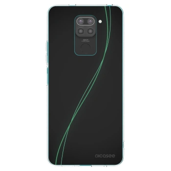 Picasee Μαύρη θήκη σιλικόνης για Xiaomi Redmi Note 9 - Be Different
