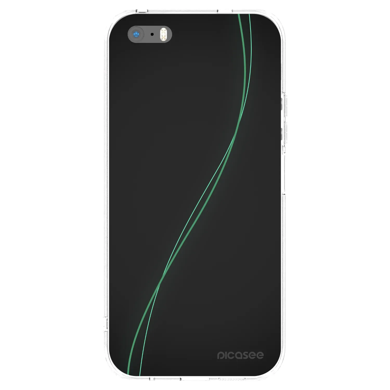 Picasee διαφανής θήκη σιλικόνης Apple iPhone 5/5S/SE - Be Different