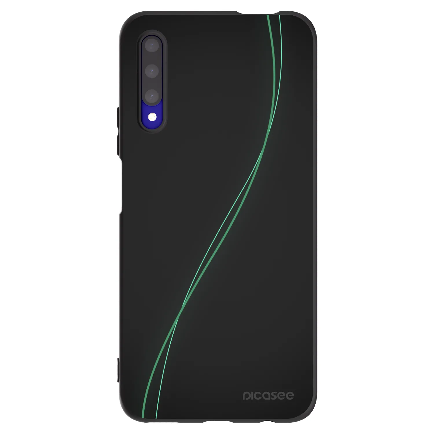 Picasee Μαύρη θήκη σιλικόνης για Honor 9X Pro - Be Different