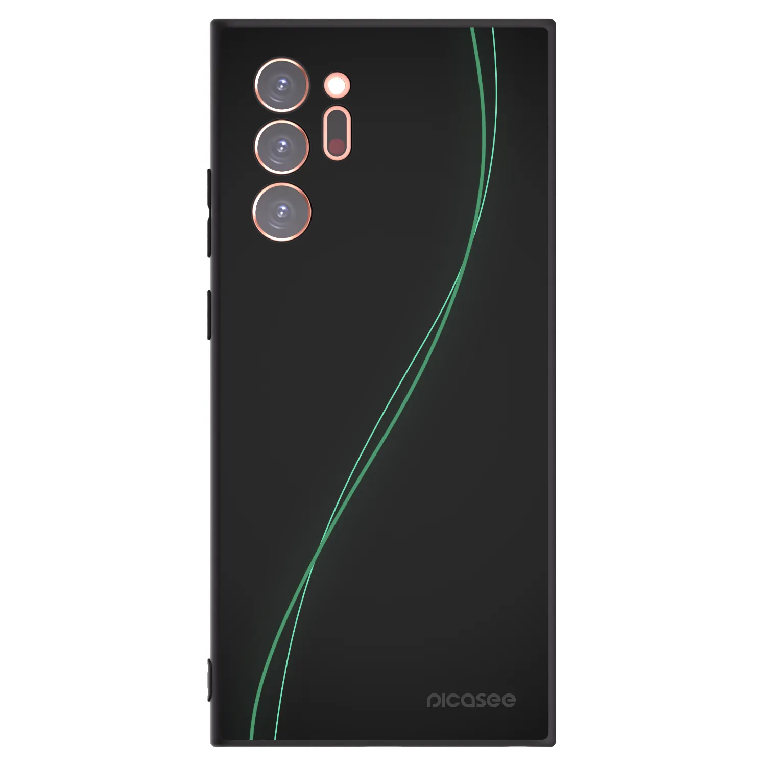 Picasee Μαύρη θήκη σιλικόνης για Samsung Galaxy Note 20 Ultra - Be Different