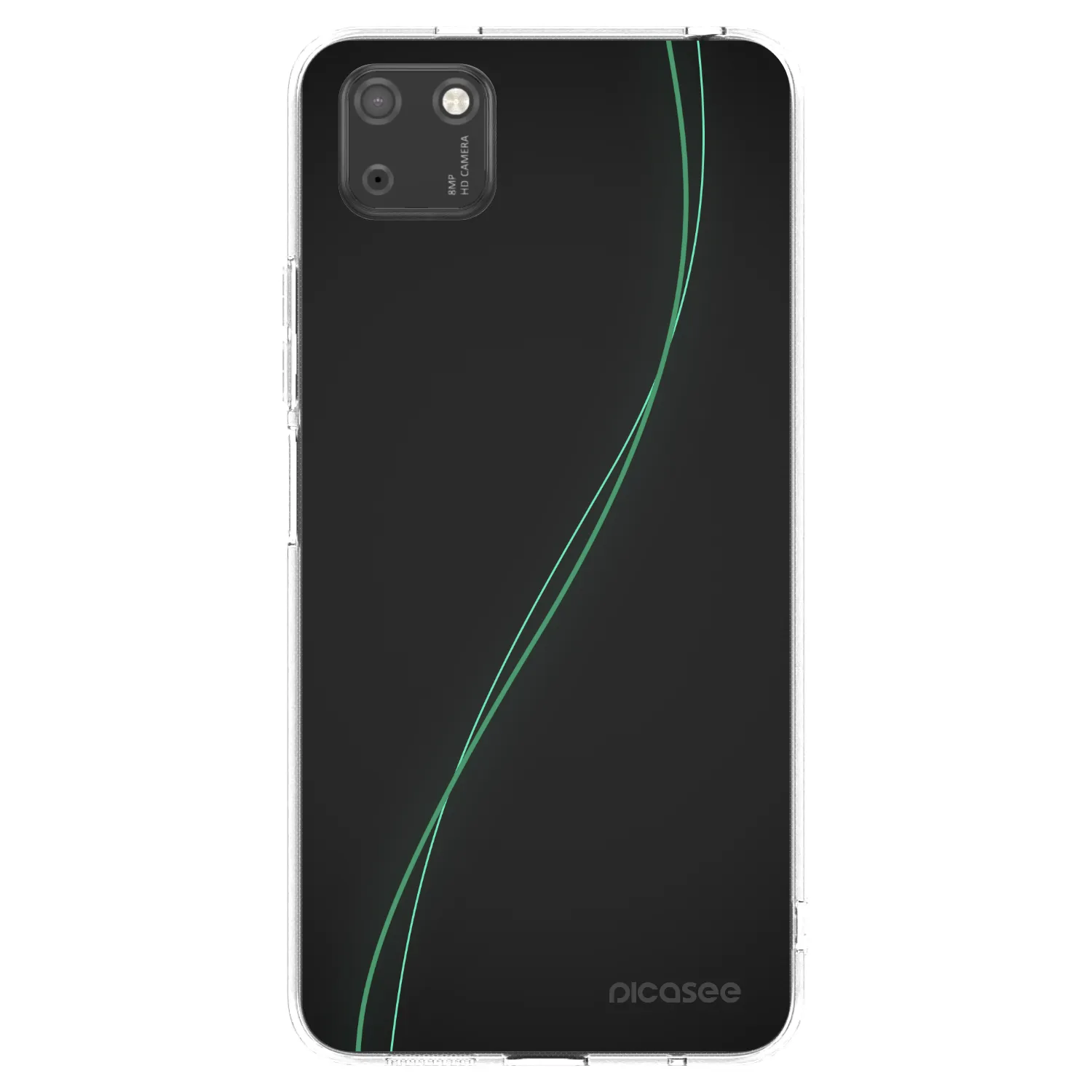 Picasee διαφανής θήκη σιλικόνης Huawei Y5P - Be Different