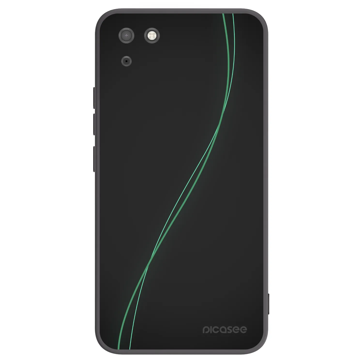 Picasee Μαύρη θήκη σιλικόνης για Huawei Y5P - Be Different
