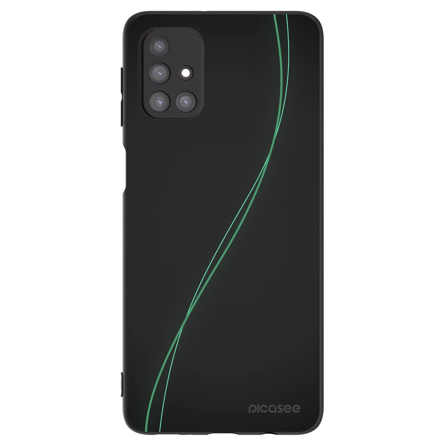 Picasee Μαύρη θήκη σιλικόνης για Samsung Galaxy M31s - Be Different