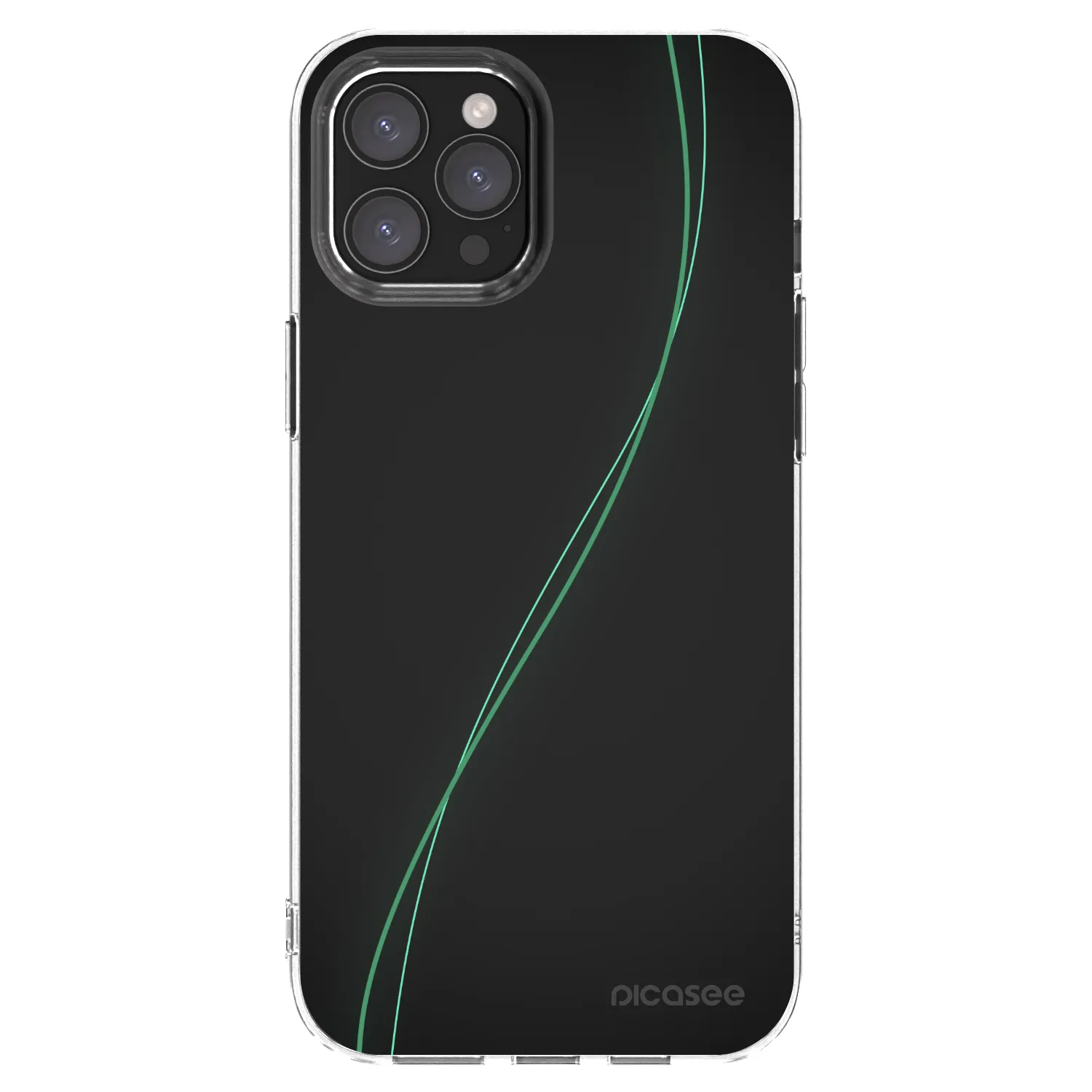 Picasee διαφανής θήκη σιλικόνης Apple iPhone 12 Pro Max - Be Different
