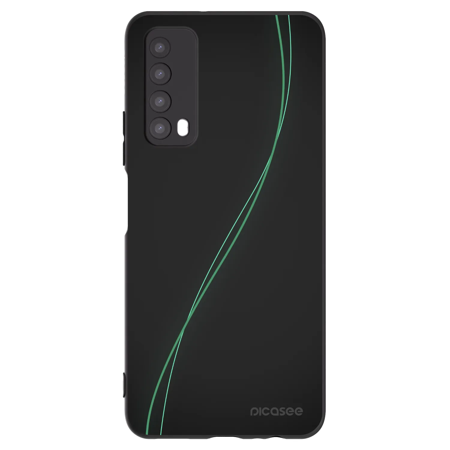 Picasee Μαύρη θήκη σιλικόνης για Huawei P Smart 2021 - Be Different