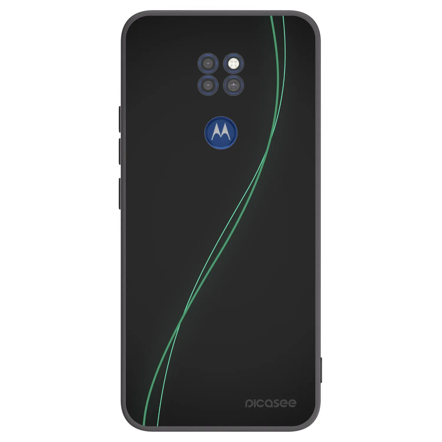 Picasee Μαύρη θήκη σιλικόνης για Motorola Moto G9 Play - Be Different
