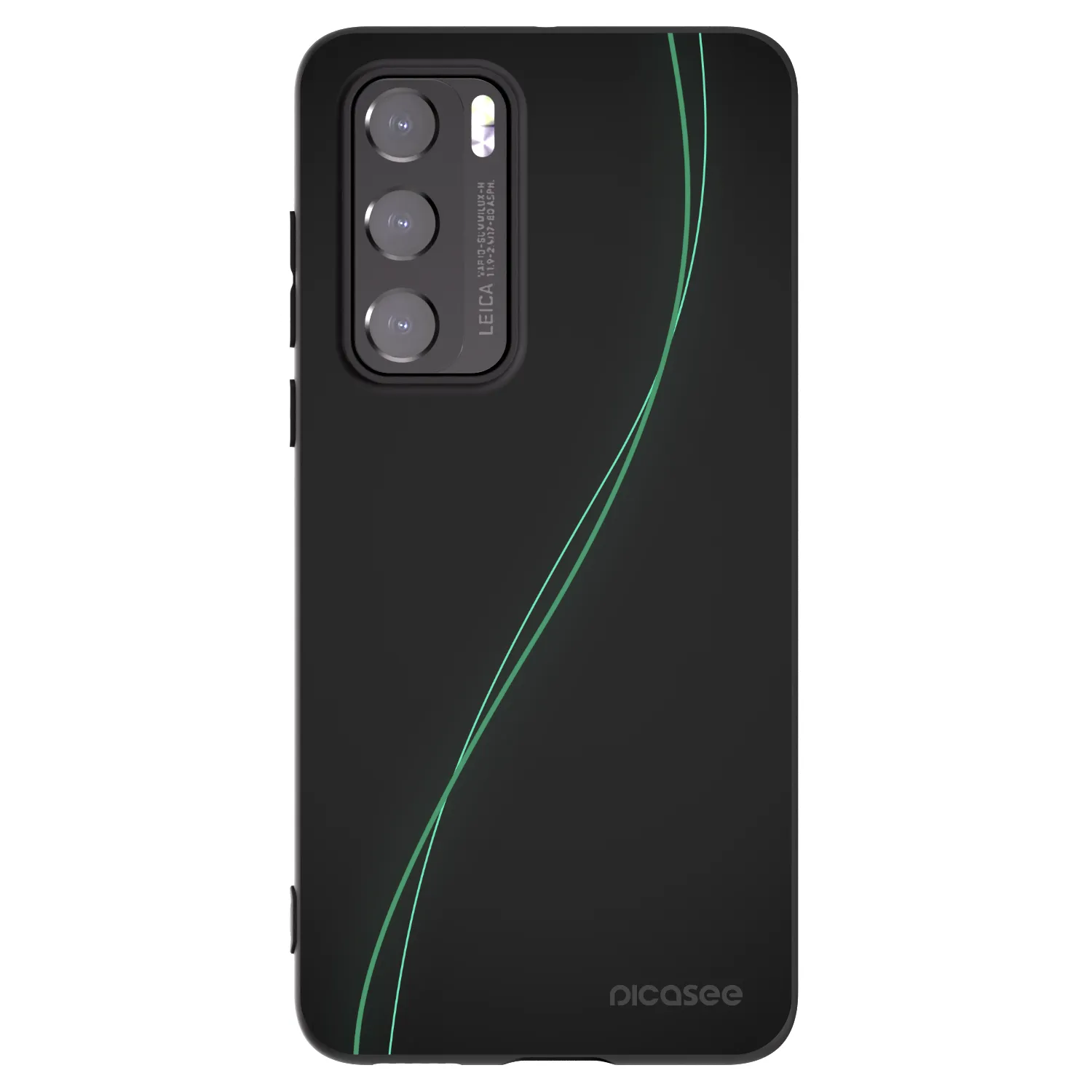 Picasee Μαύρη θήκη σιλικόνης για Huawei P40 - Be Different