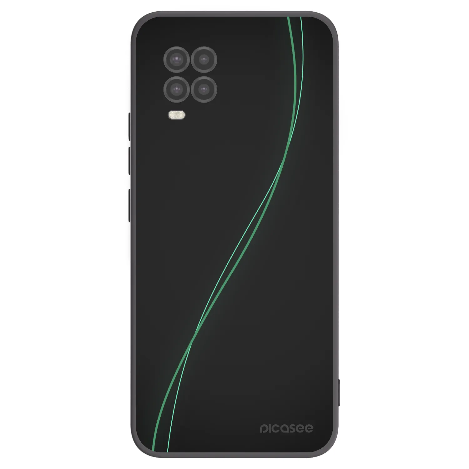 Picasee Μαύρη θήκη σιλικόνης για Xiaomi Mi 10 Lite - Be Different