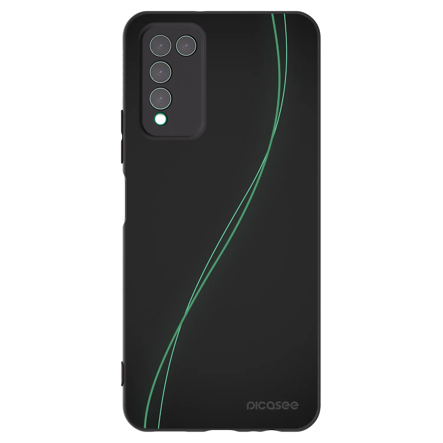 Picasee Μαύρη θήκη σιλικόνης για Honor 10X Lite - Be Different