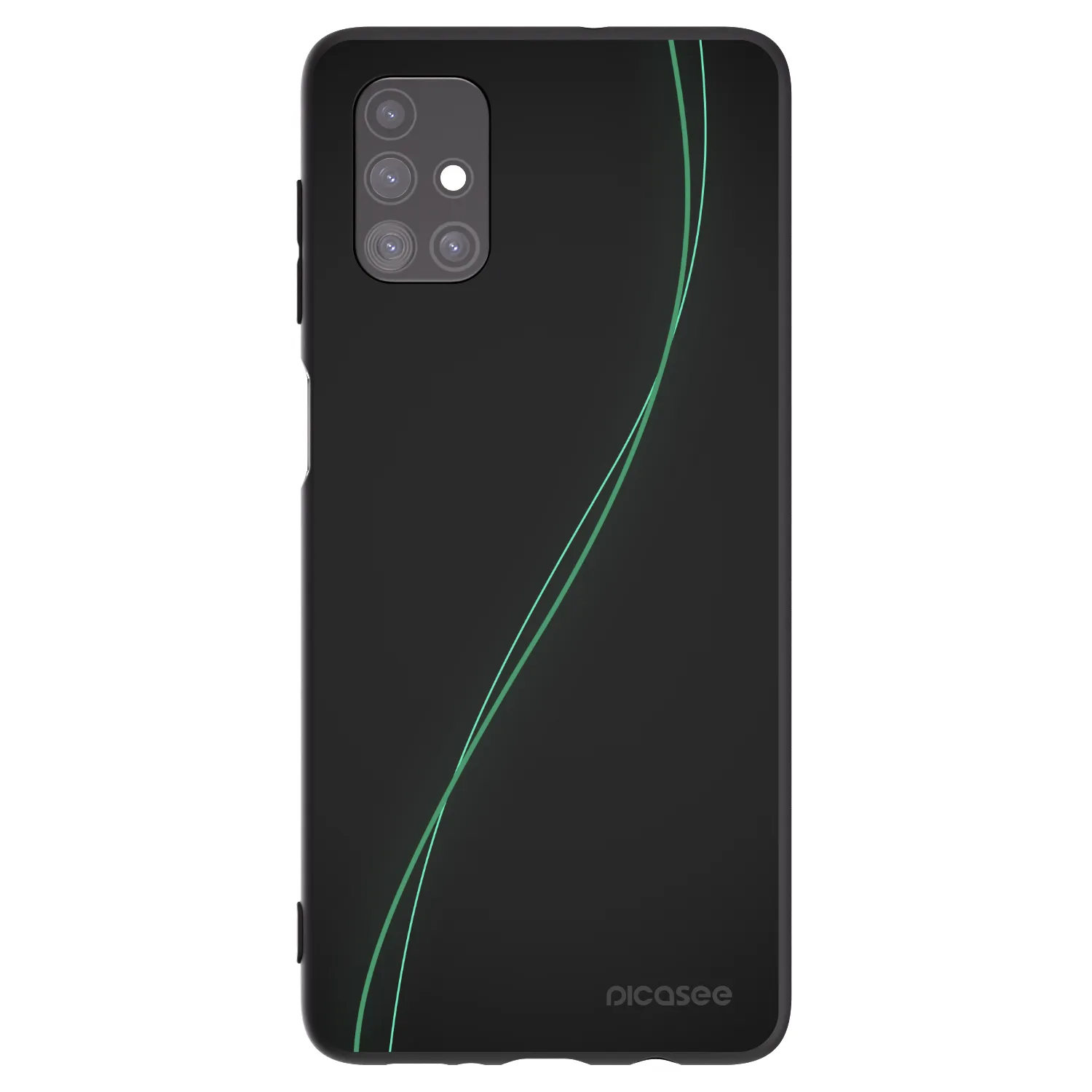 Picasee Μαύρη θήκη σιλικόνης για Samsung Galaxy M51 M515F - Be Different