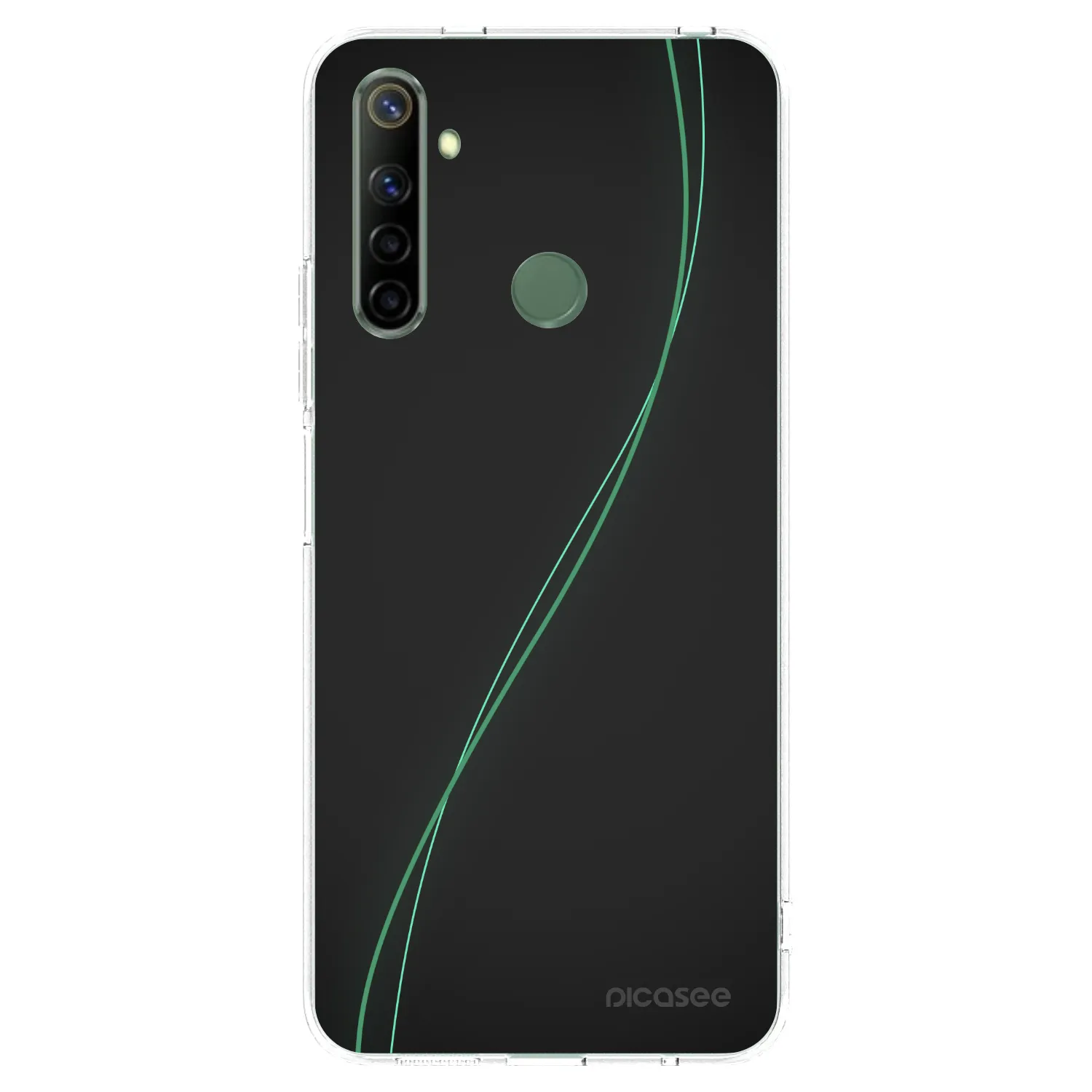 Picasee διαφανής θήκη σιλικόνης Realme 6i - Be Different