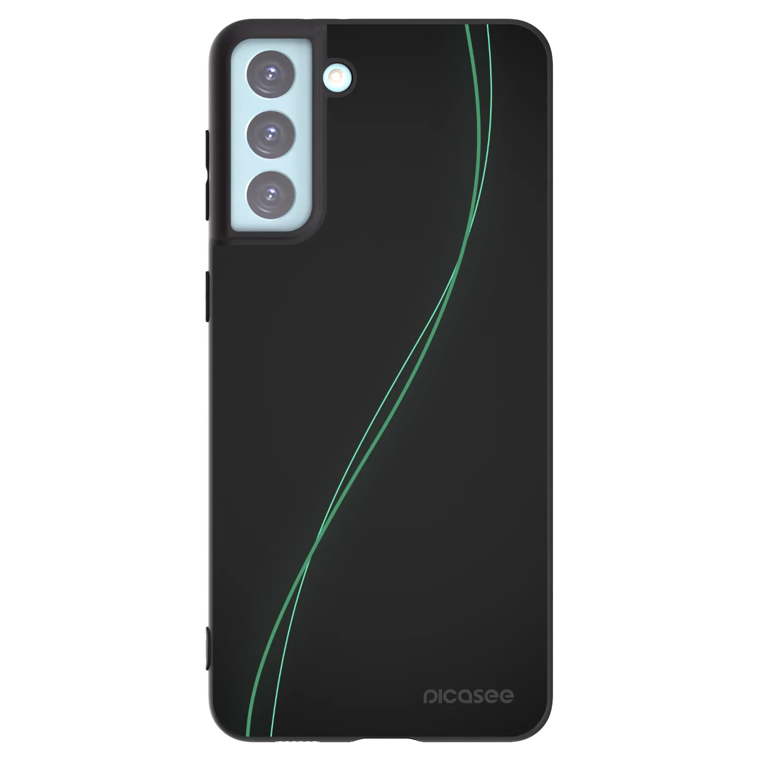 Picasee Μαύρη θήκη σιλικόνης για Samsung Galaxy S21+ 5G G996F - Be Different