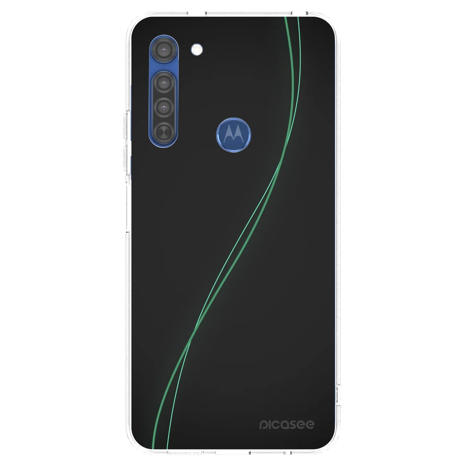 Picasee διαφανής θήκη σιλικόνης Motorola Moto G8 - Be Different