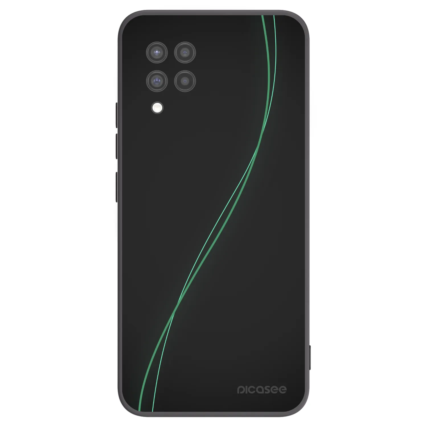Picasee Μαύρη θήκη σιλικόνης για Samsung Galaxy A42 A426B - Be Different
