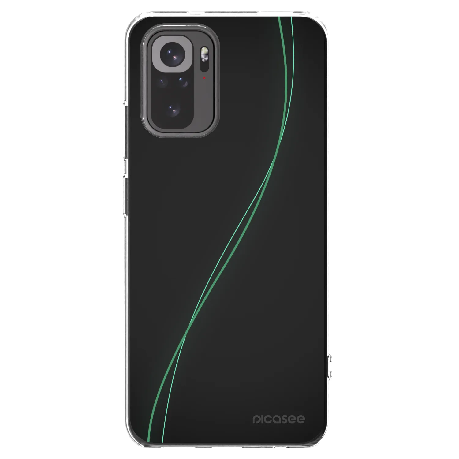 Picasee διαφανής θήκη σιλικόνης Xiaomi Redmi Note 10S - Be Different