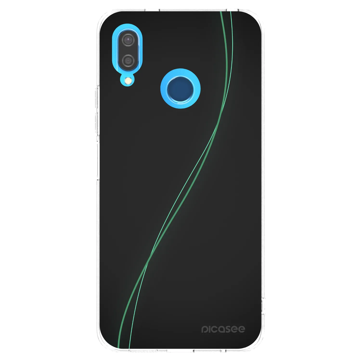 Picasee διαφανής θήκη σιλικόνης Huawei P20 Lite - Be Different