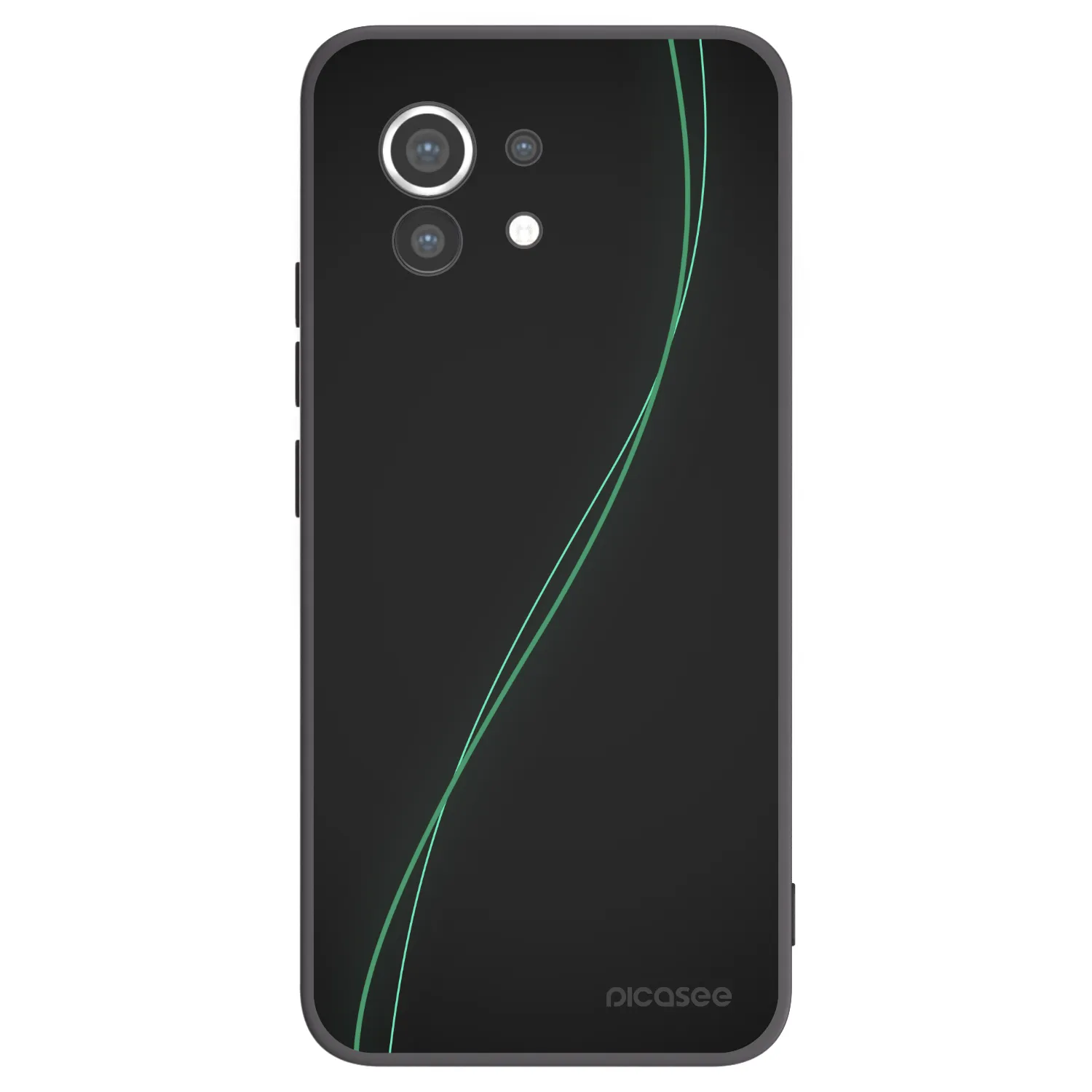 Picasee Μαύρη θήκη σιλικόνης για Xiaomi Mi 11 - Be Different