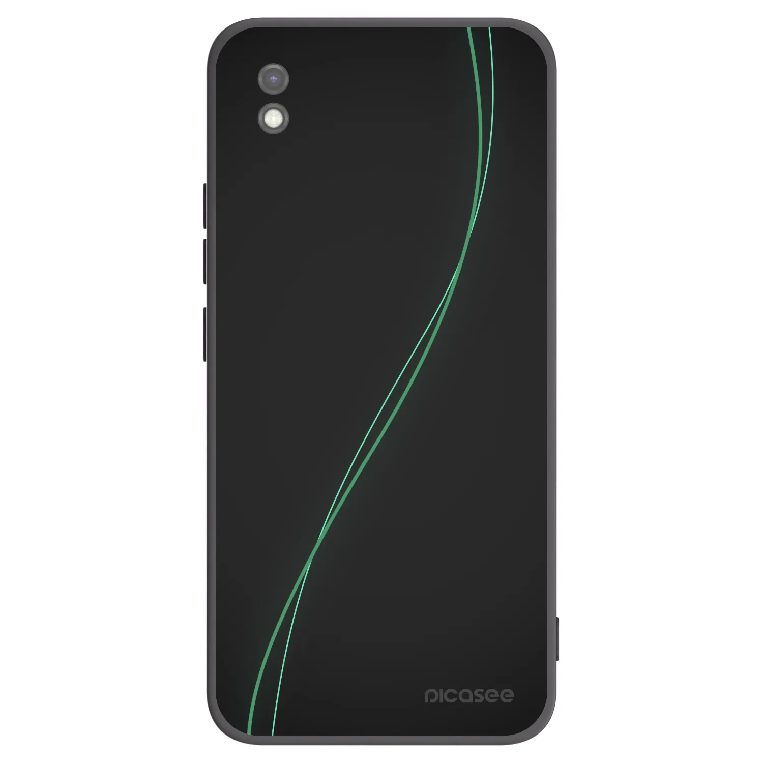 Picasee Μαύρη θήκη σιλικόνης για Xiaomi Redmi 9AT - Be Different