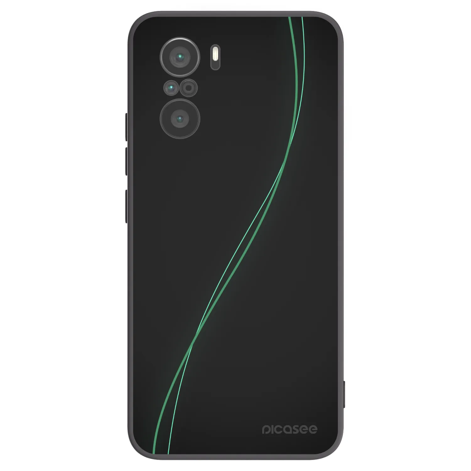 Picasee Μαύρη θήκη σιλικόνης για Xiaomi Poco F3 - Be Different