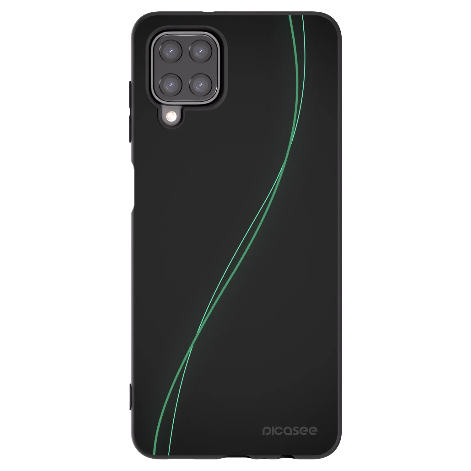 Picasee Μαύρη θήκη σιλικόνης για Samsung Galaxy M12 M127F - Be Different