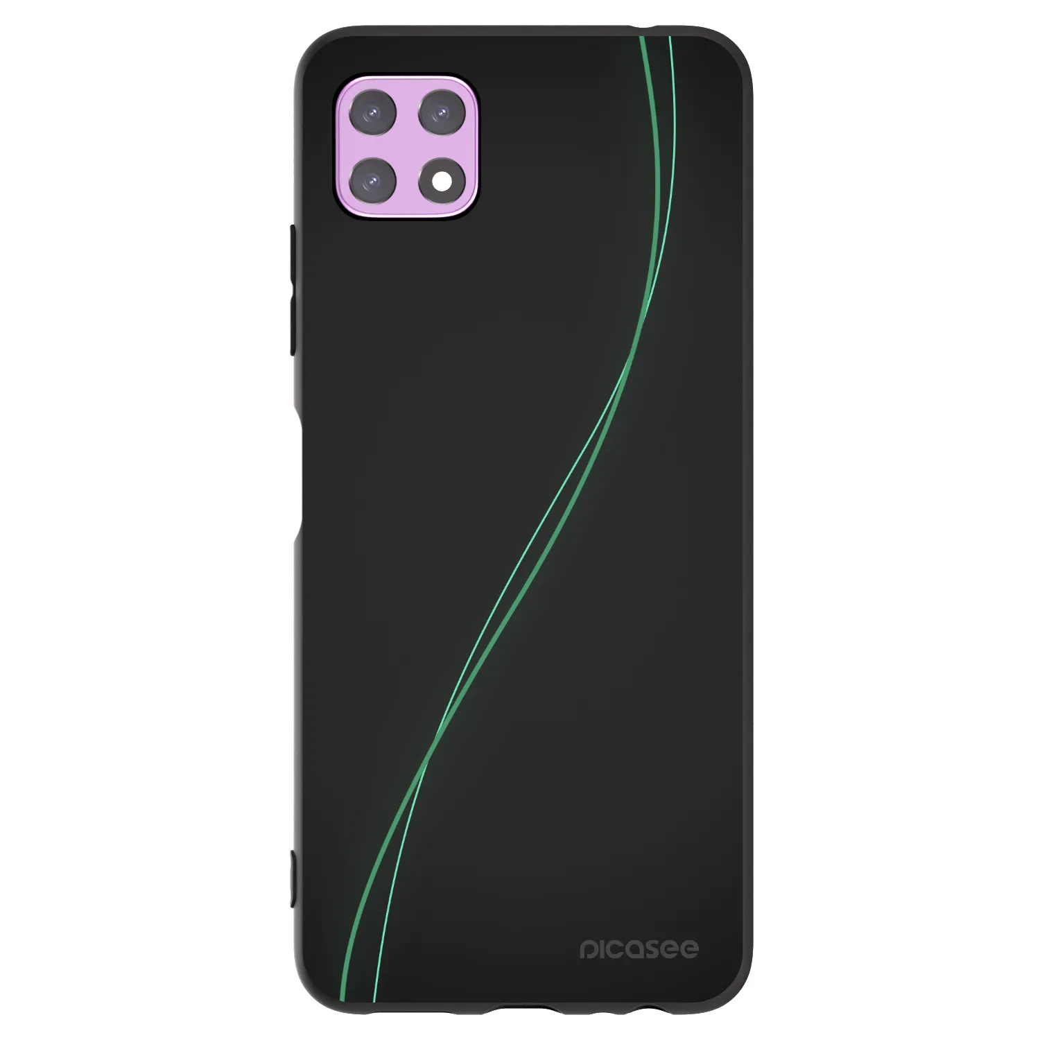 Picasee Μαύρη θήκη σιλικόνης για Samsung Galaxy A22 A226B 5G - Be Different