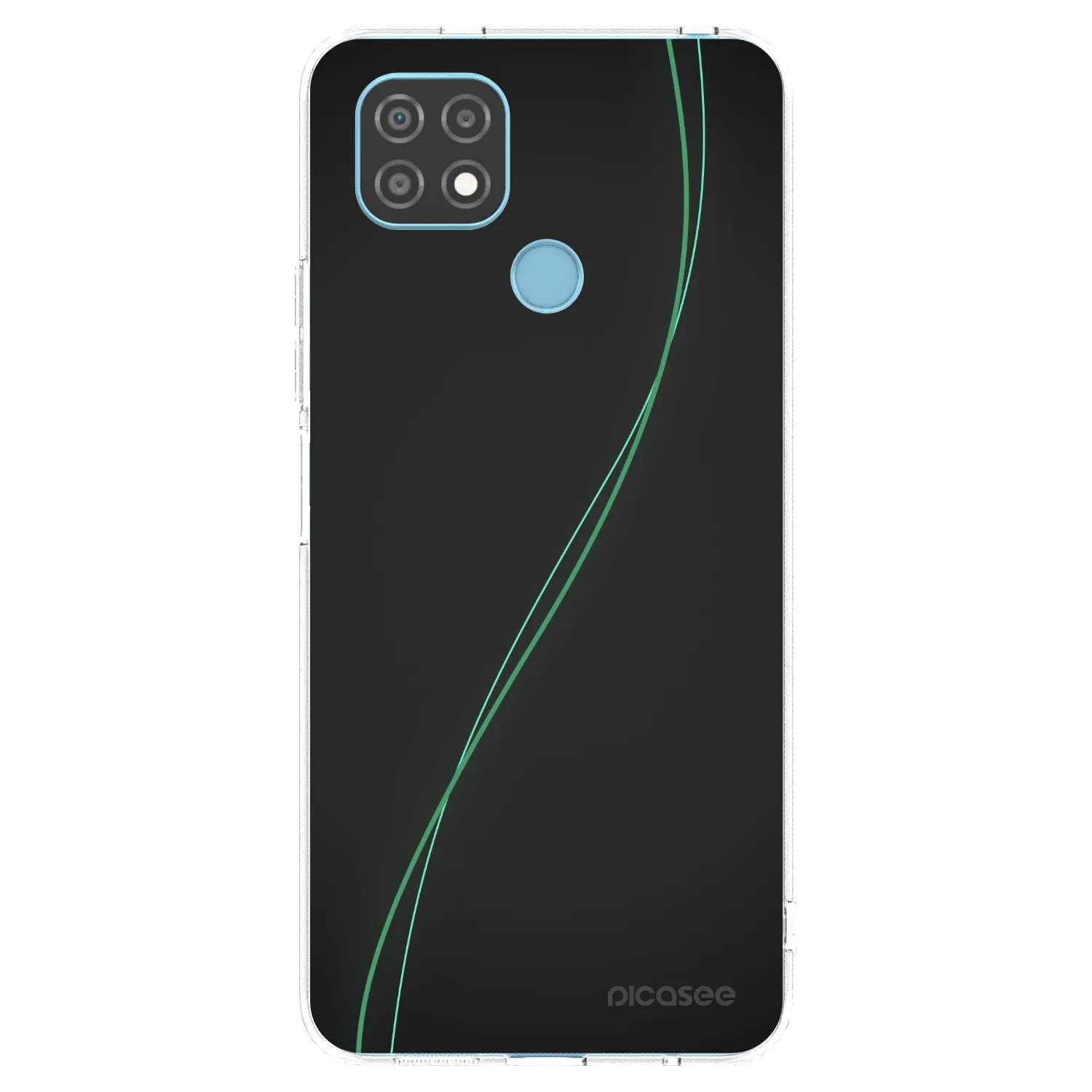 Picasee διαφανής θήκη σιλικόνης Realme C21 - Be Different