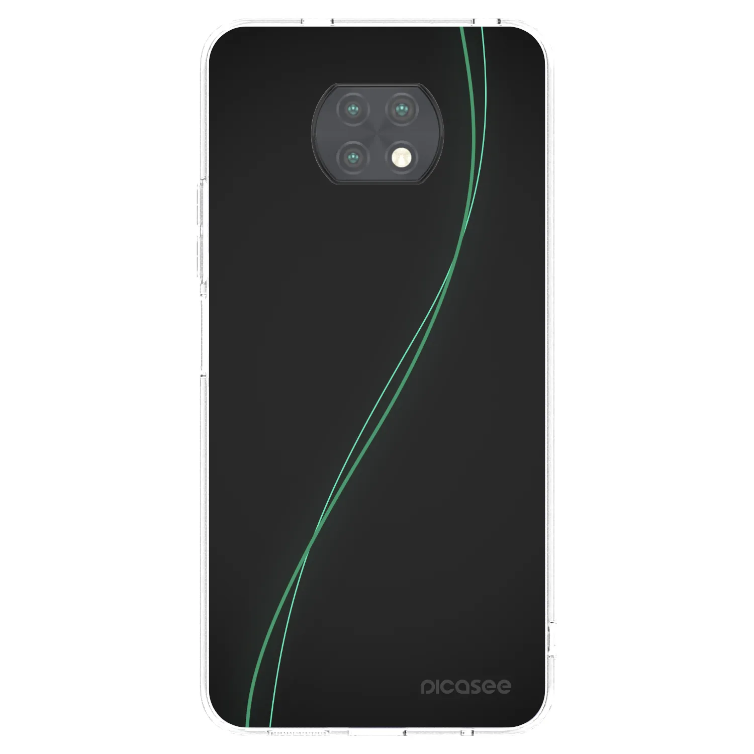 Picasee διαφανής θήκη σιλικόνης Xiaomi Redmi Note 9T - Be Different
