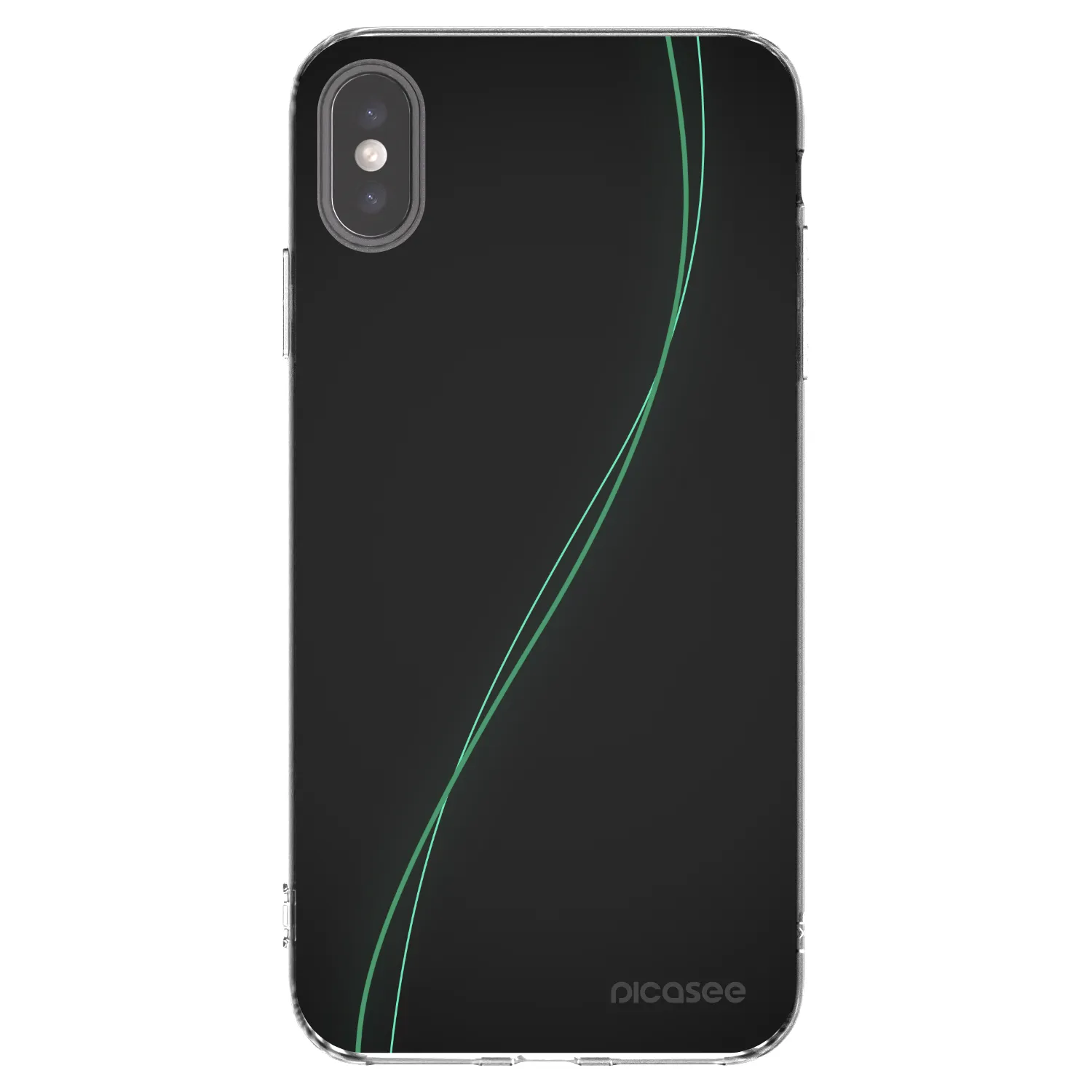 Picasee διαφανής θήκη σιλικόνης Apple iPhone XS Max - Be Different