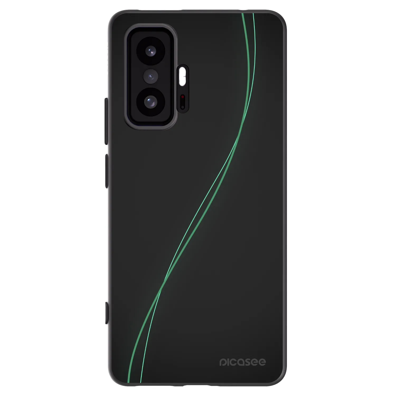 Picasee Μαύρη θήκη σιλικόνης για Xiaomi 11T Pro - Be Different