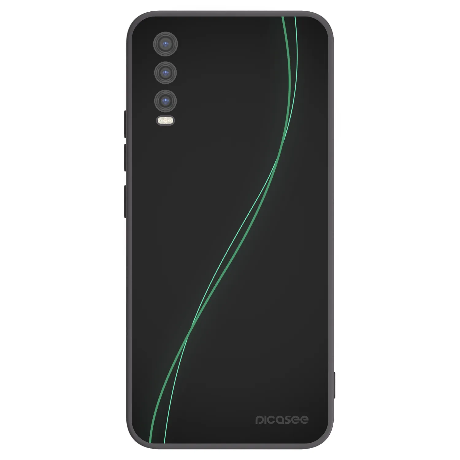 Picasee Μαύρη θήκη σιλικόνης για Vivo Y20s - Be Different