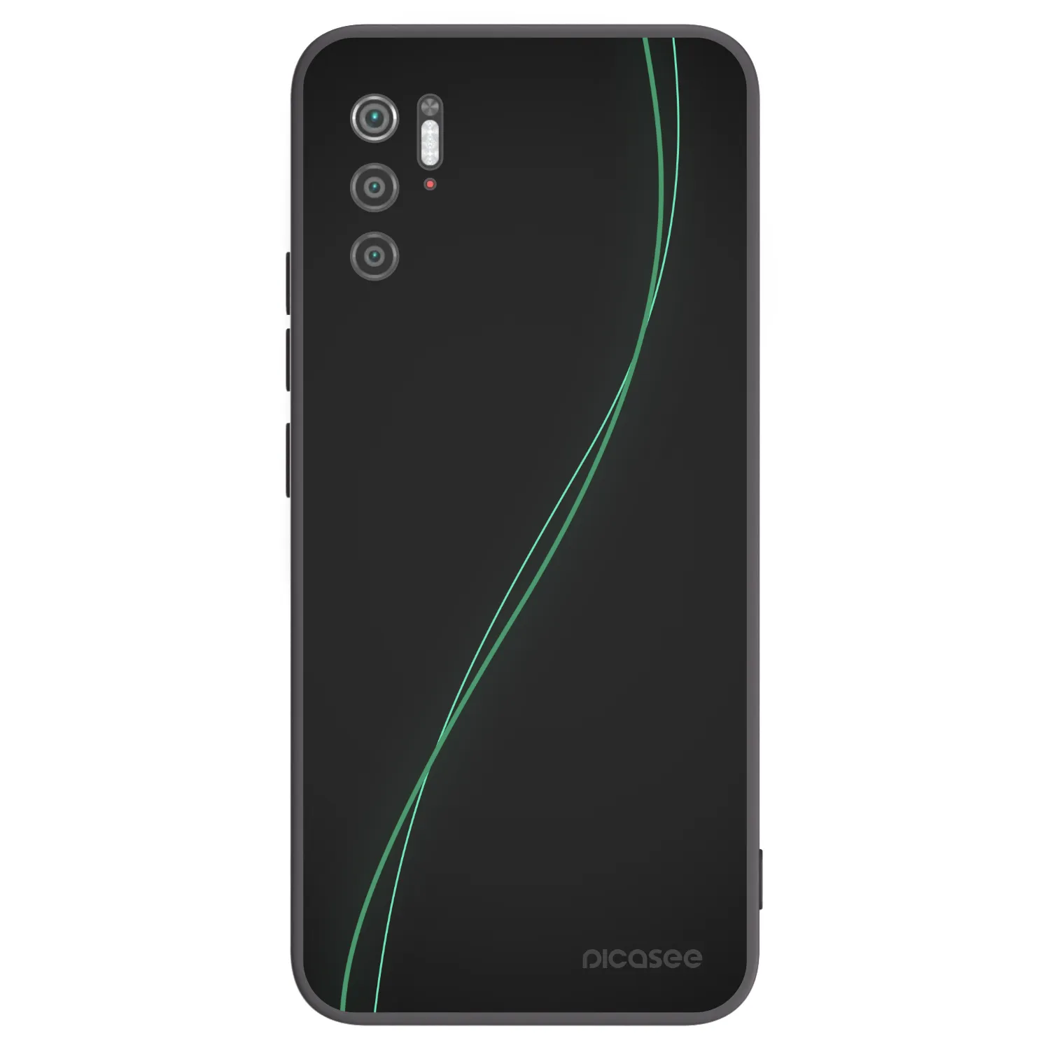 Picasee Μαύρη θήκη σιλικόνης για Xiaomi Poco M3 Pro 5G - Be Different